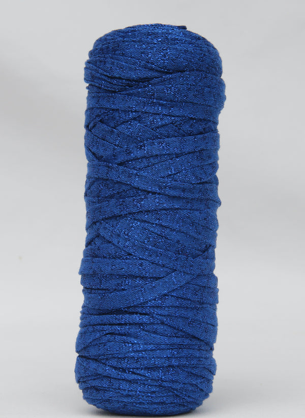 ✨  Cotton Ribbon Cord - Parliament Blue ♻️